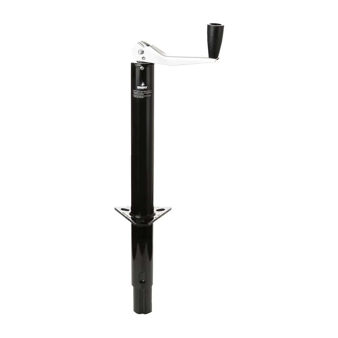 30774 – HUSKY TOWING Trailer Tongue Jack, Manual A-Frame Top Wind 1000 Pound Capacity 14-7/8 Inch Travel 22-1/4 Inch ...